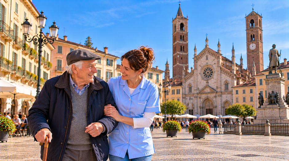 Badanti a Vercelli